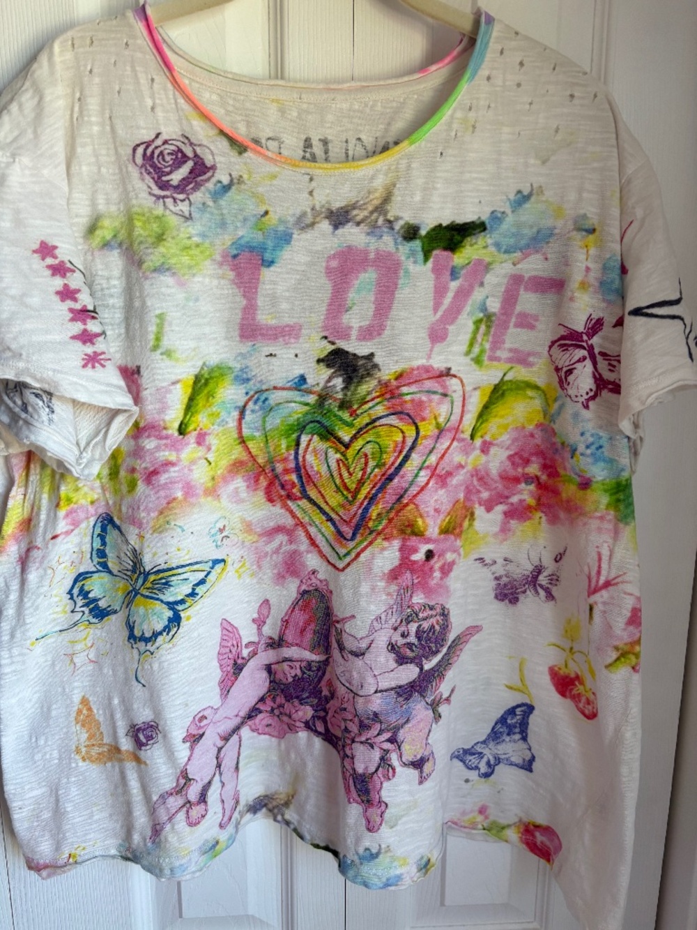 Magnolia Peral Love Boyfriend tee